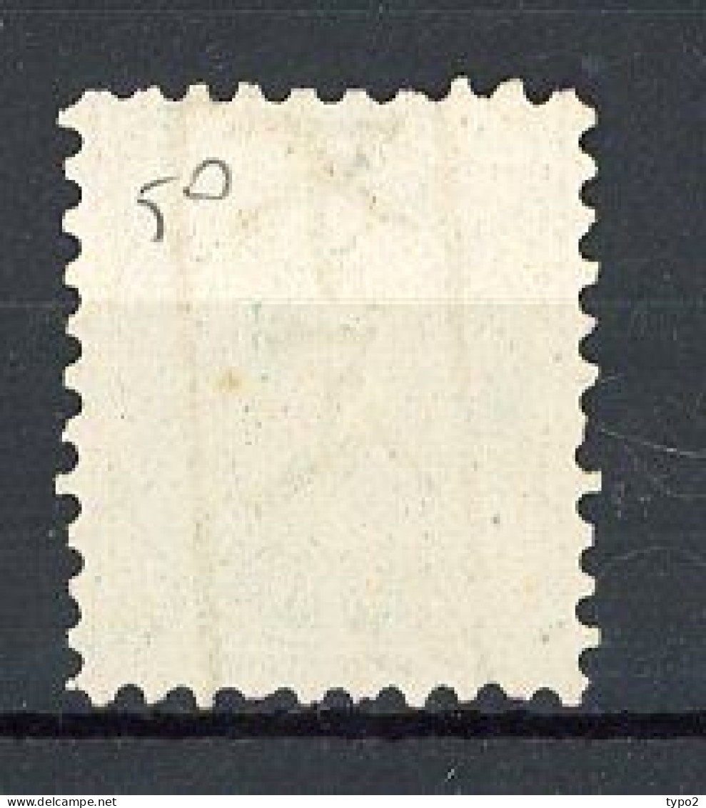 JAPON -  1876 Yv. N° 50  (o) 4s Vert-bleu  Cote 7 Euro  BE   2 Scans - Gebraucht