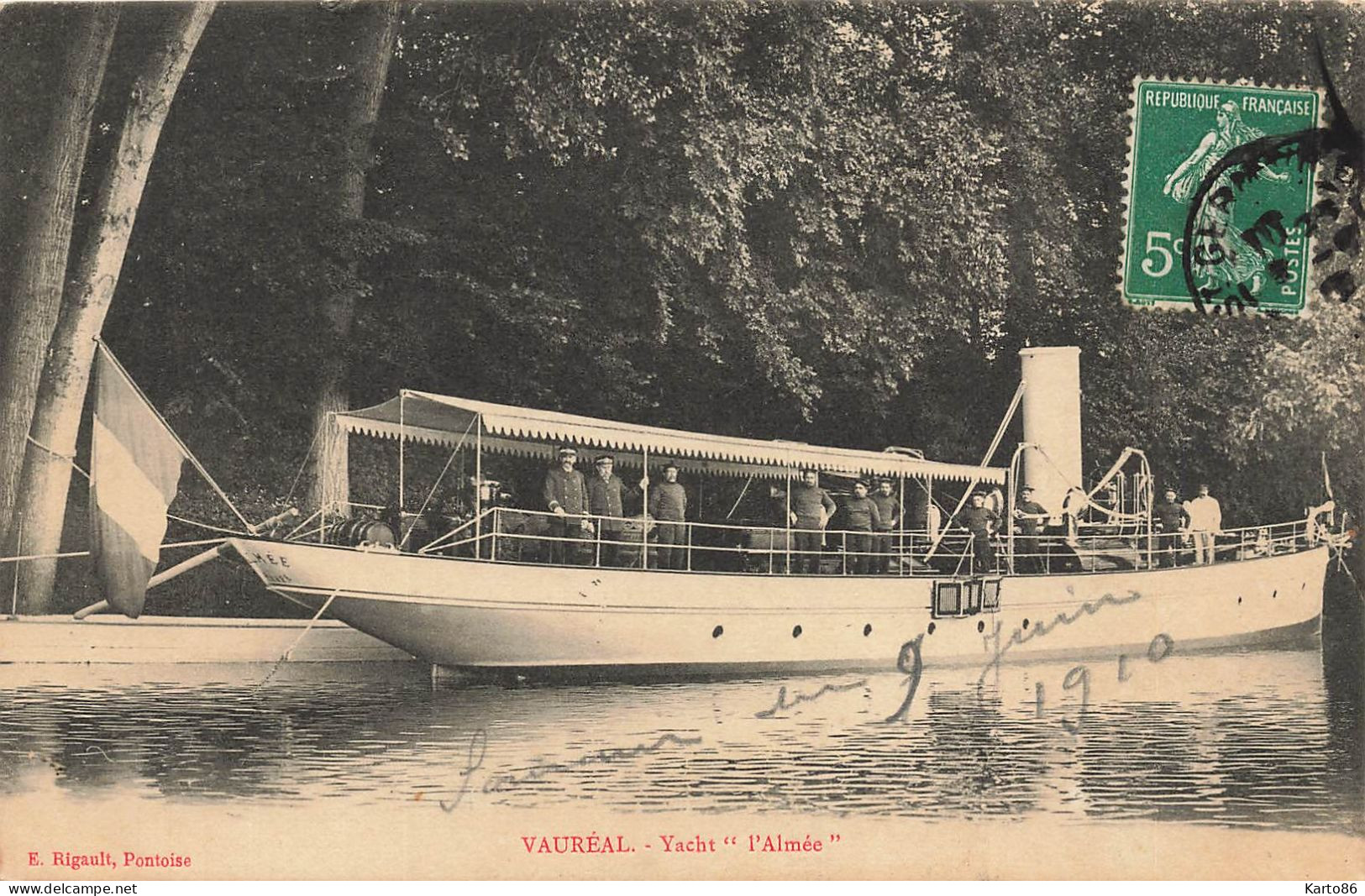 Vauréal * Bateau Vapeur Yacht L'ALMEE L'almée - Vauréal