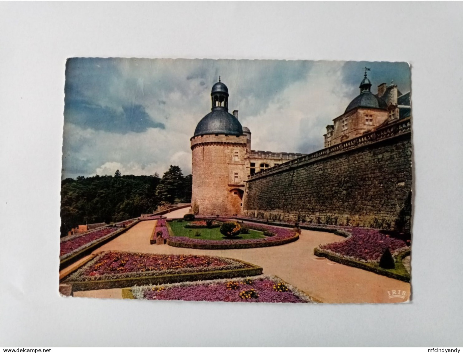 Carte Postale - Château De Hautefort, Terrasse Sud Et Parterres De Fleurs     (2ig) - Hautefort