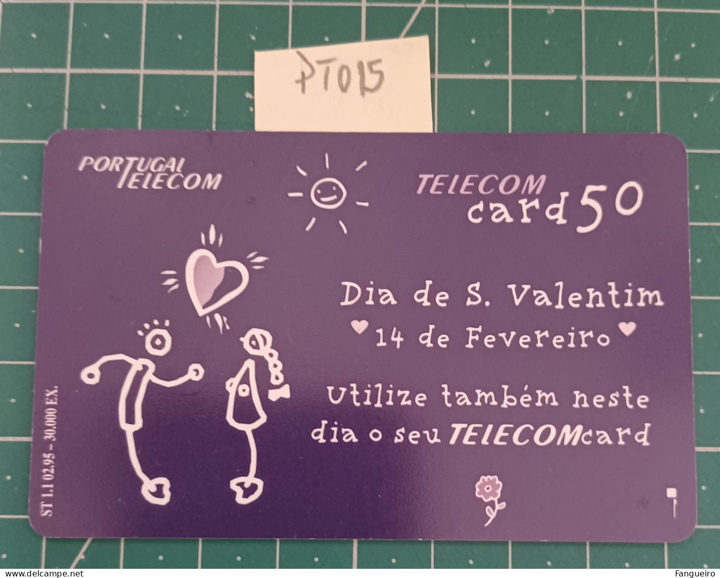 PORTUGAL PHONECARD USED PT015 VALENTINS DAY - Portugal