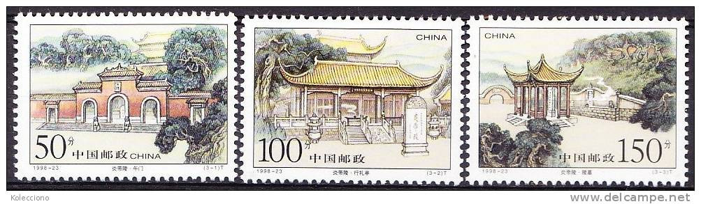 China 1998 Yvert 3618 / 20, Mausoleum Of Yandi, MNH - Neufs