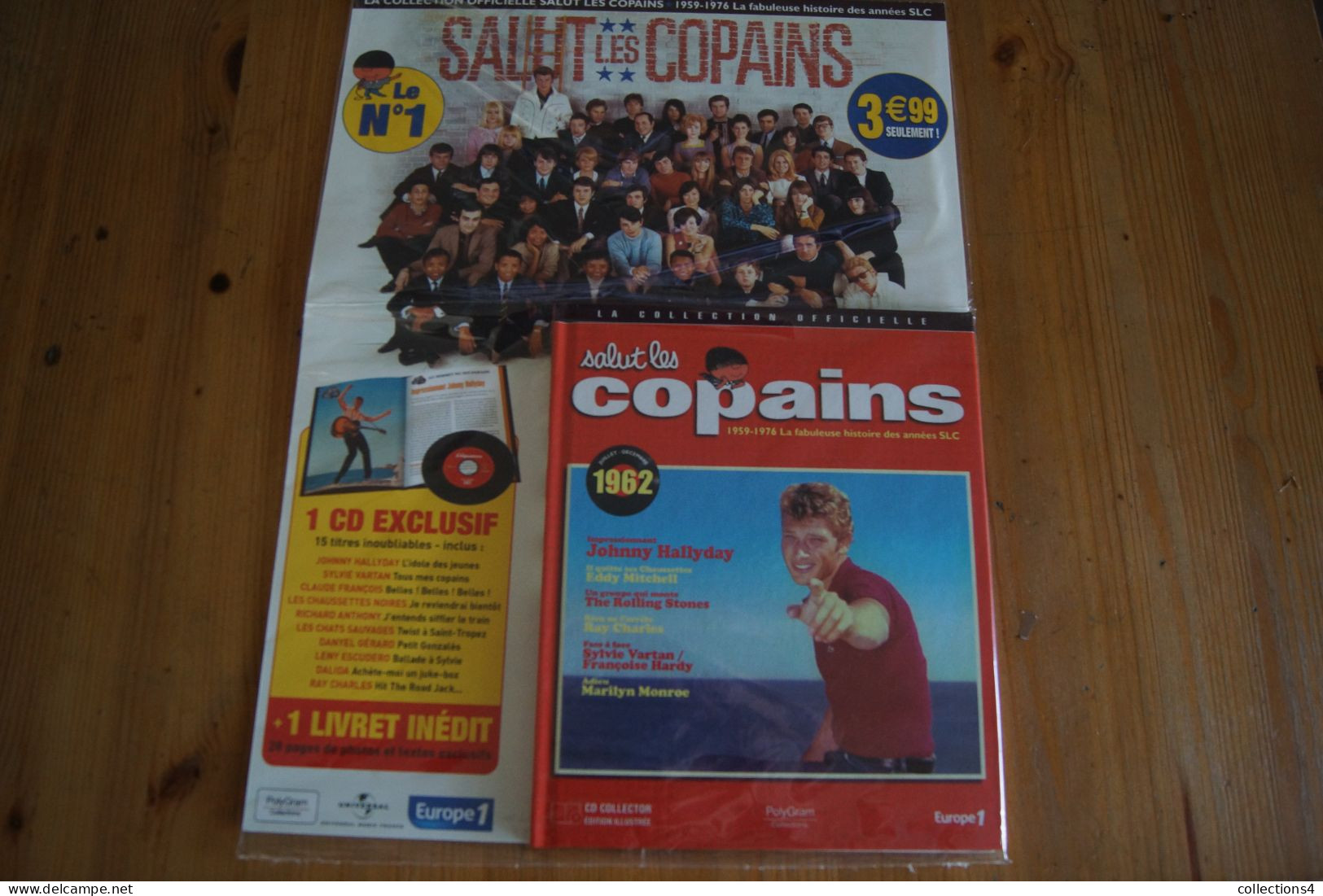 JOHNNY HALLYDAY SALUT LES COPAINS 1962 LIVRE CD NEUF SCELLE VALEUR+ CLAUDE FRANCOIS NOUGARO VARTAN DALIDA SORTIE 2012 - Rock