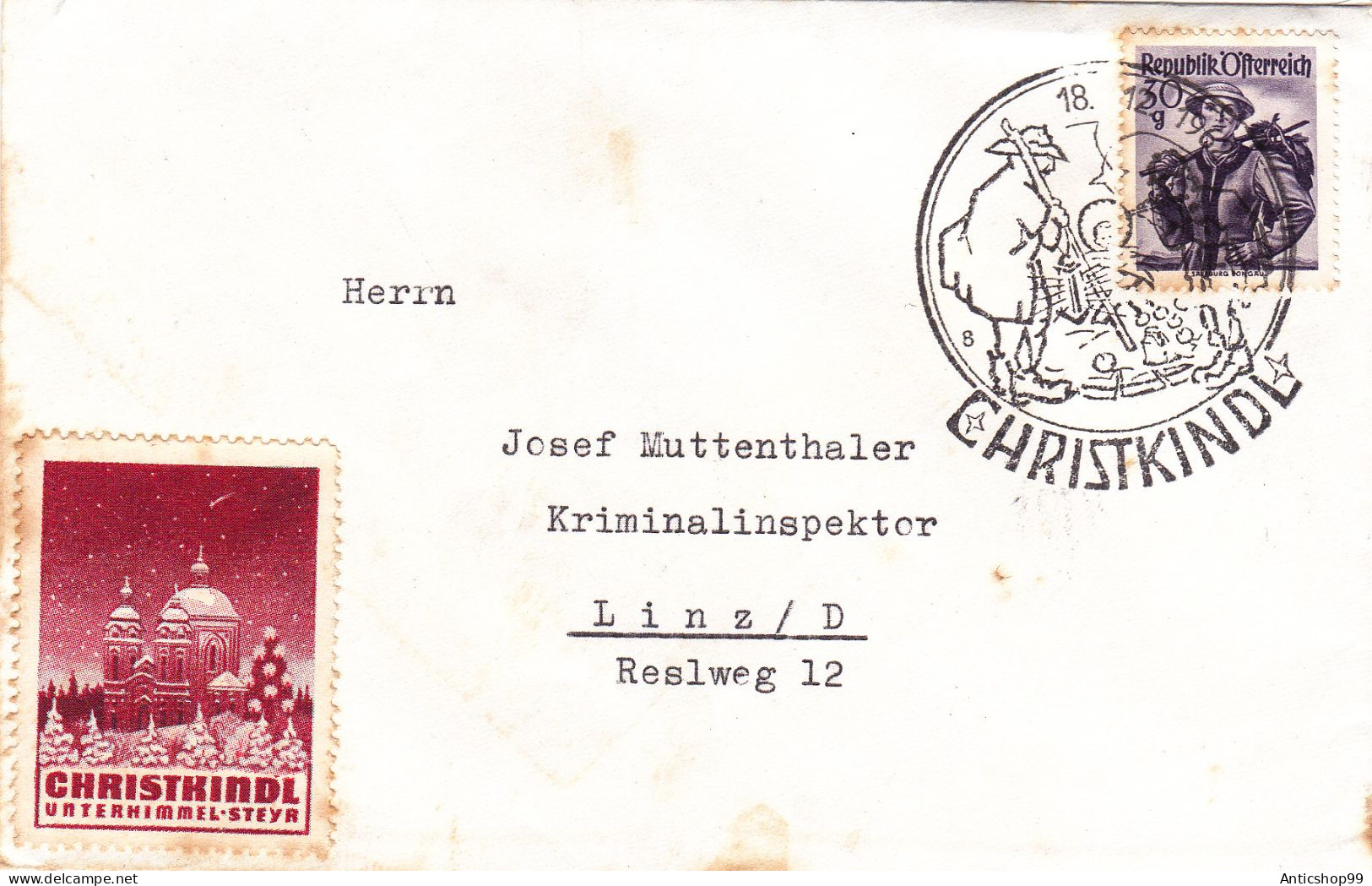 AUSTRIA , CHRISTMAS,   SPECIAL COVERS 1961 - Noël