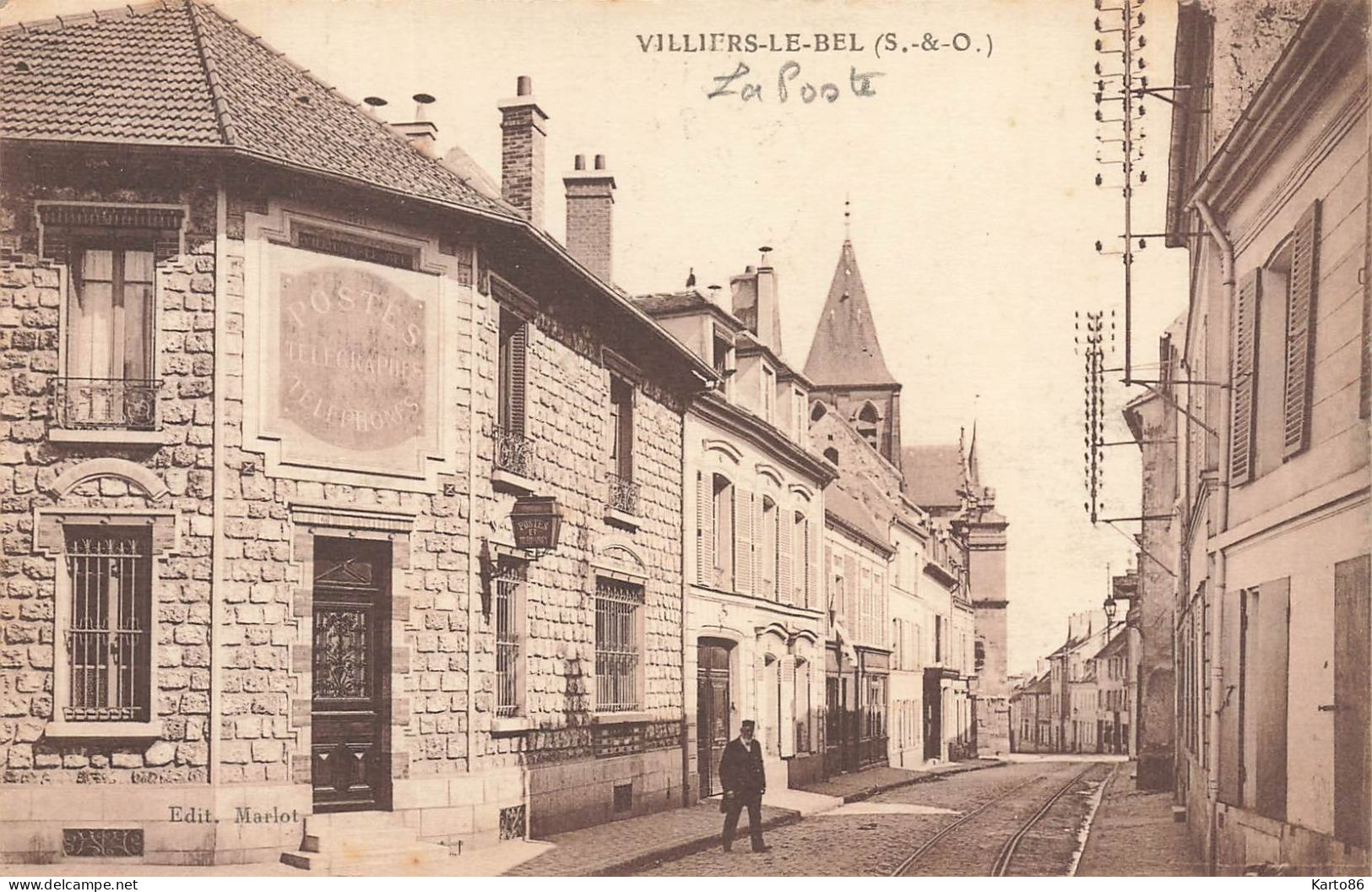 Villers Le Bel * Rue Et La Poste * Ptt - Villiers Le Bel