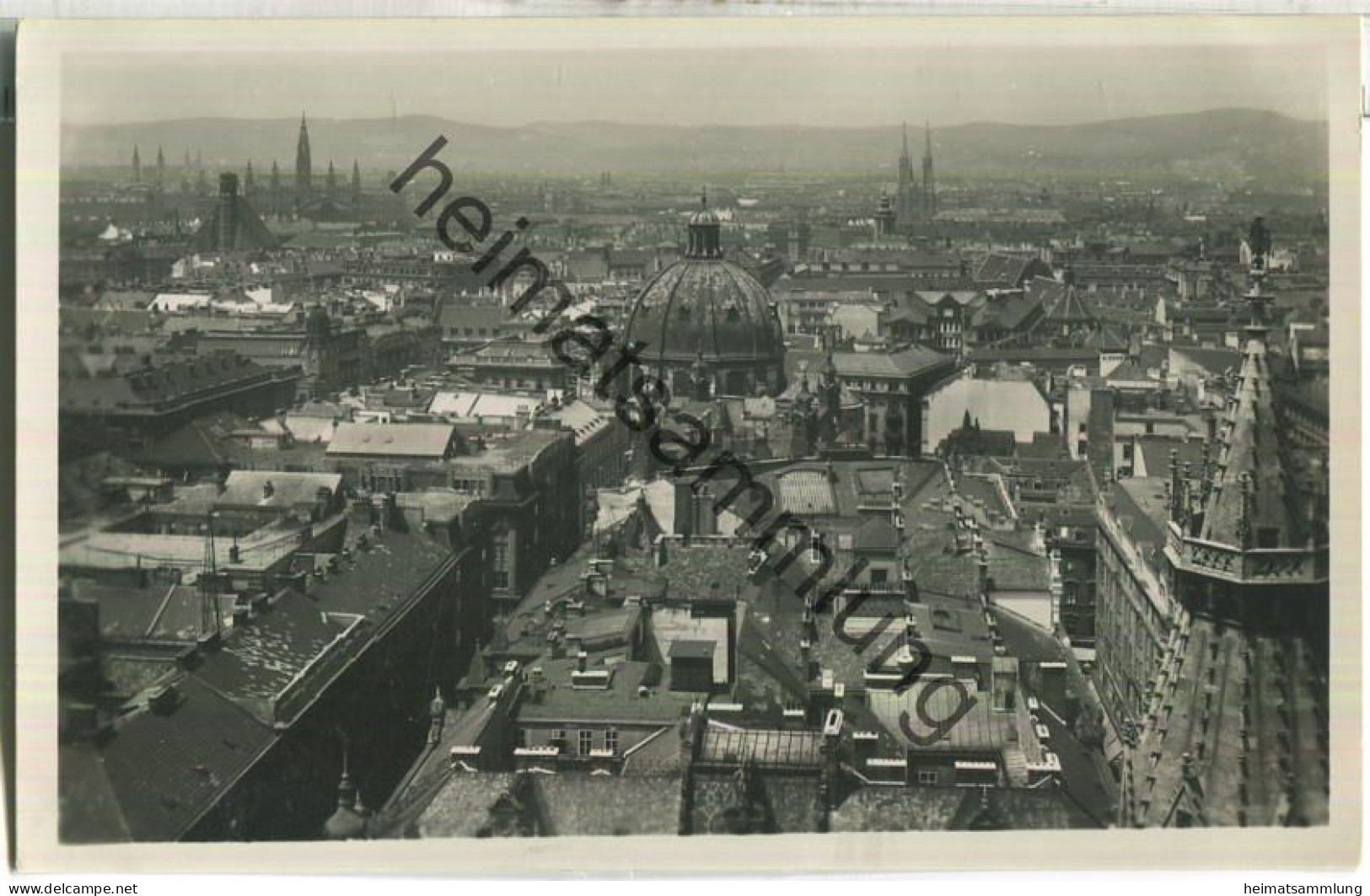 Panorama Von Wien - Blick Vom Stefansturm - Foto-Ansichtskarte - Verlag Grapha Wien - Vienna Center