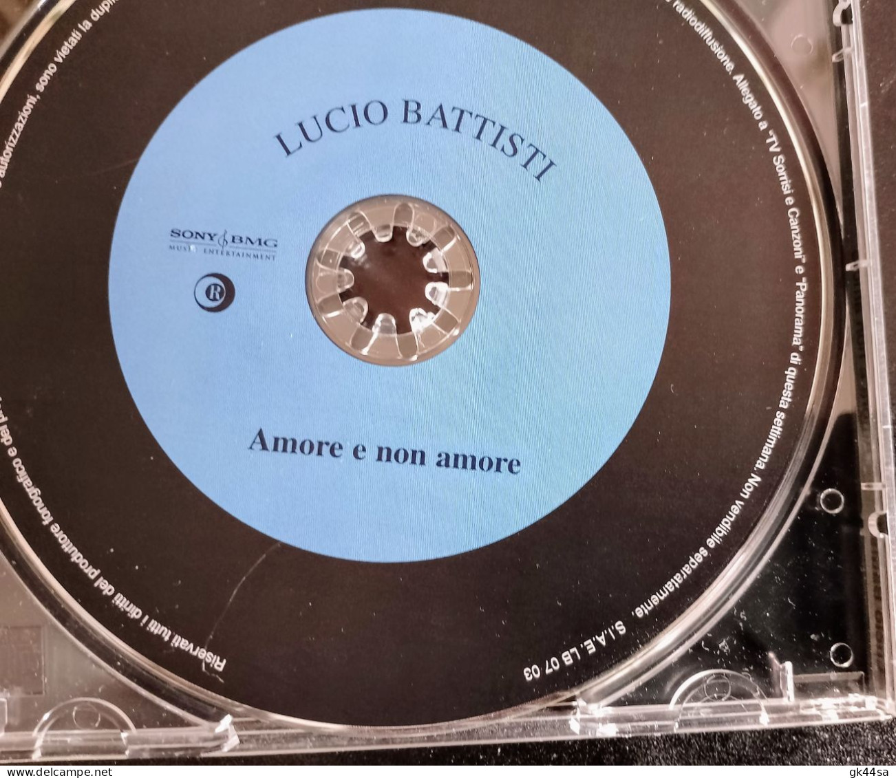 LUCIO BATTISTI - AMORE E NON AMORE - CD SONY - Otros - Canción Italiana