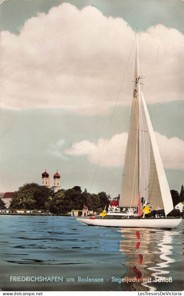 ALLEMAGNE - Friedrichshafen Am Bodensee - Segljachl Mit SchloB - Un Bateau à Voile - Carte Postale Ancienne - Friedrichshafen