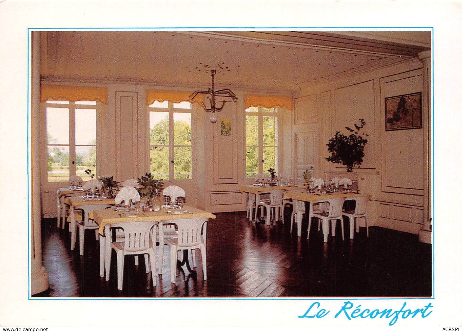 Maison De Convalescence Le Reconfort TANNAY La Salle A Manger 14(scan Recto-verso) MA867 - Tannay