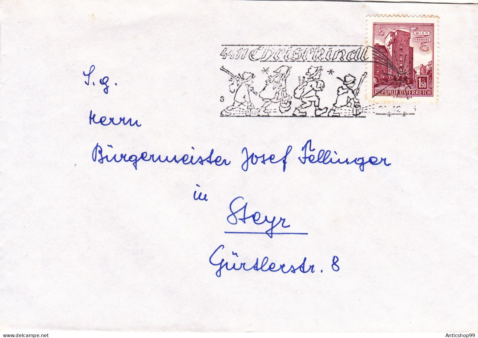 AUSTRIA , CHRISTMAS,   SPECIAL COVERS 1969 - Noël