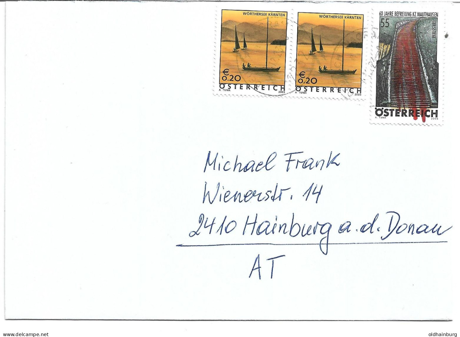 0452o: Österreich 2005, Befreiung KZ Mauthausen - Storia Postale