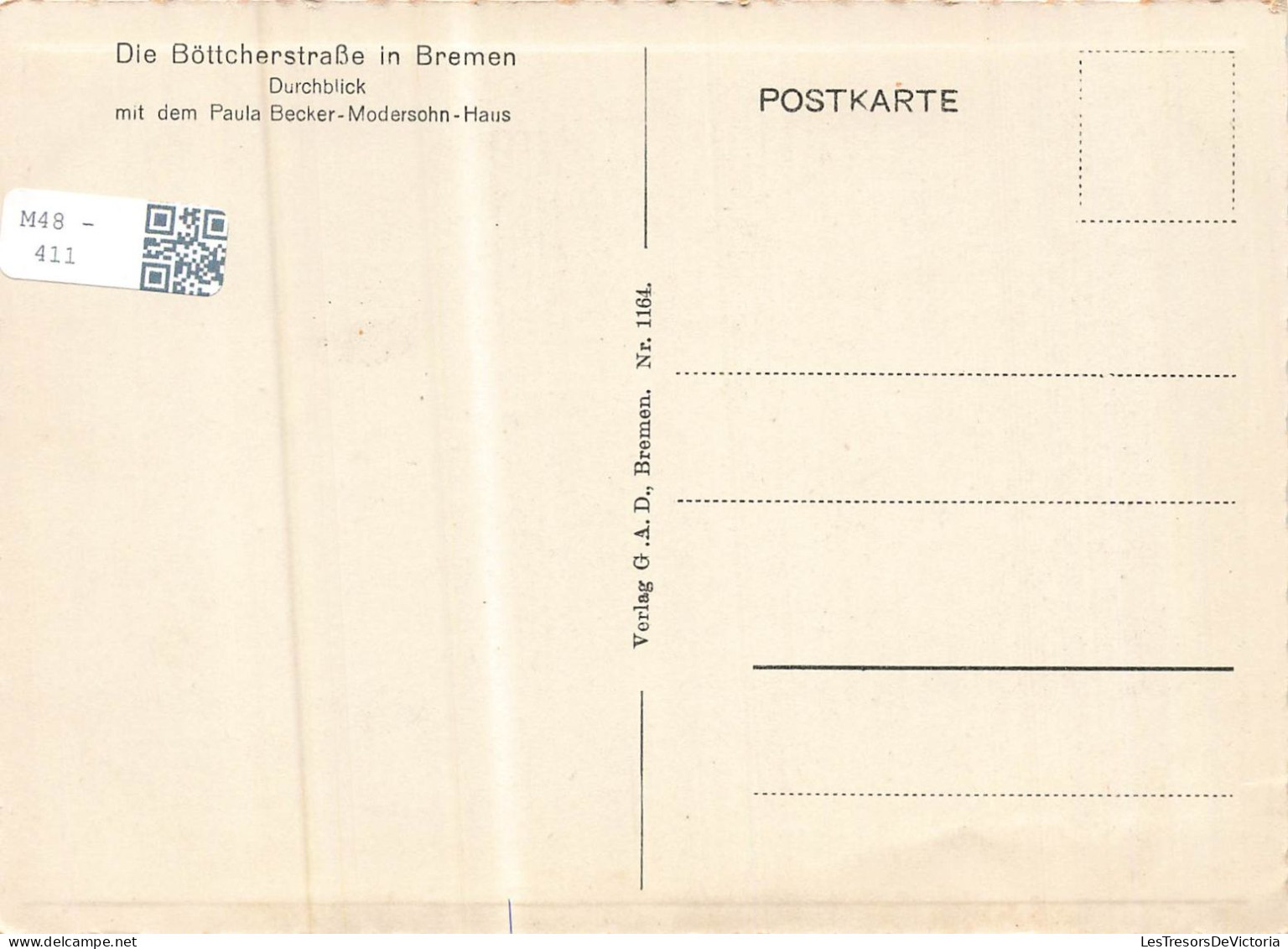 ALLEMAGNE - Bremen - Durchblick Der Böttcherstrasse - Carte Postale - Bremen