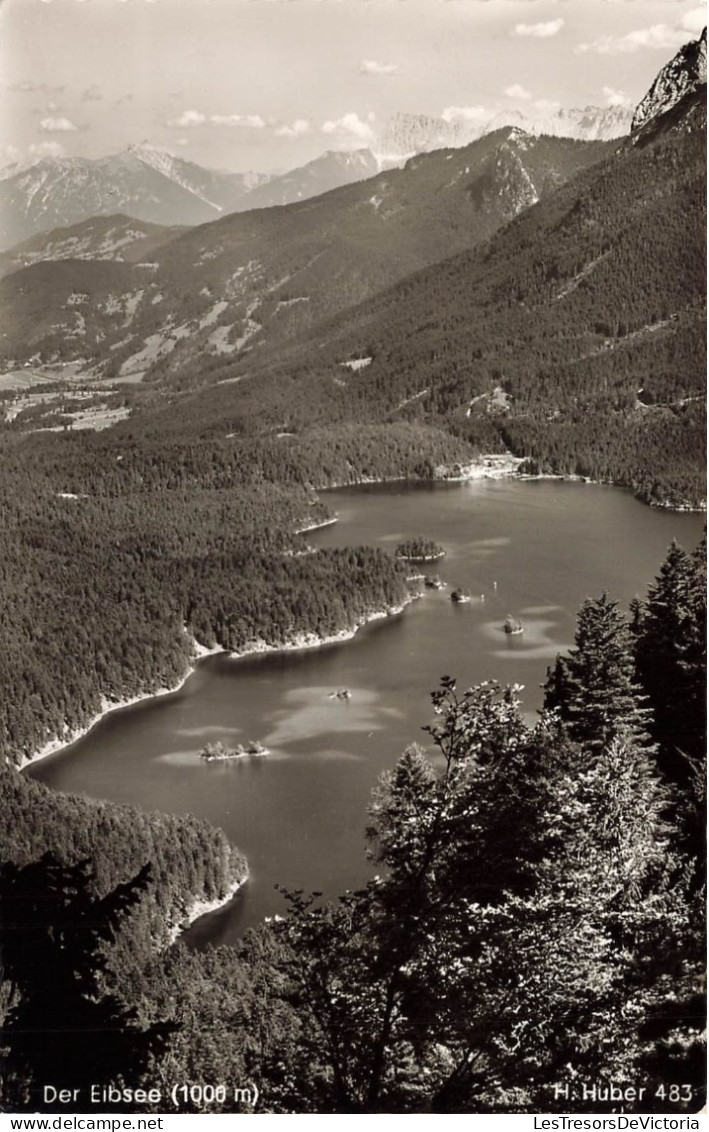 ALLEMAGNE - Der Eibsee (1000 M) - H Huber 483 - Vue Générale De La Forêt Et D'un Lac  - Carte Postale Ancienne - Garmisch-Partenkirchen