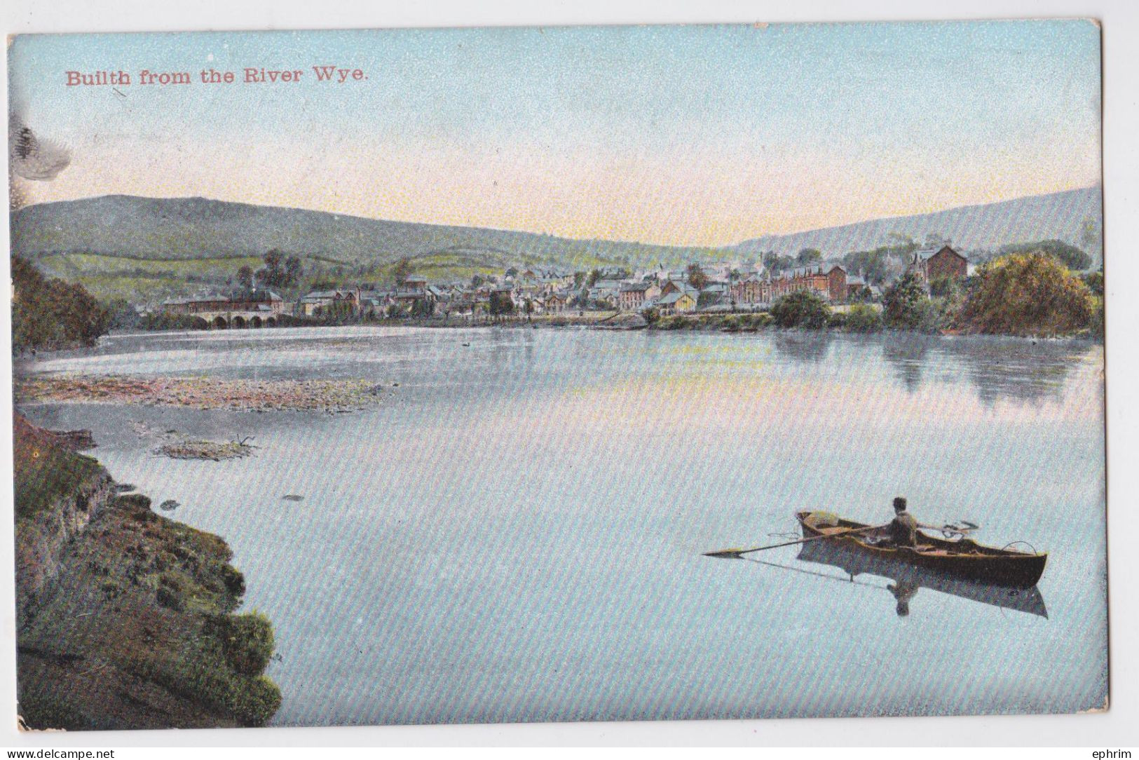 Wales Builth From The River Wye - Breconshire