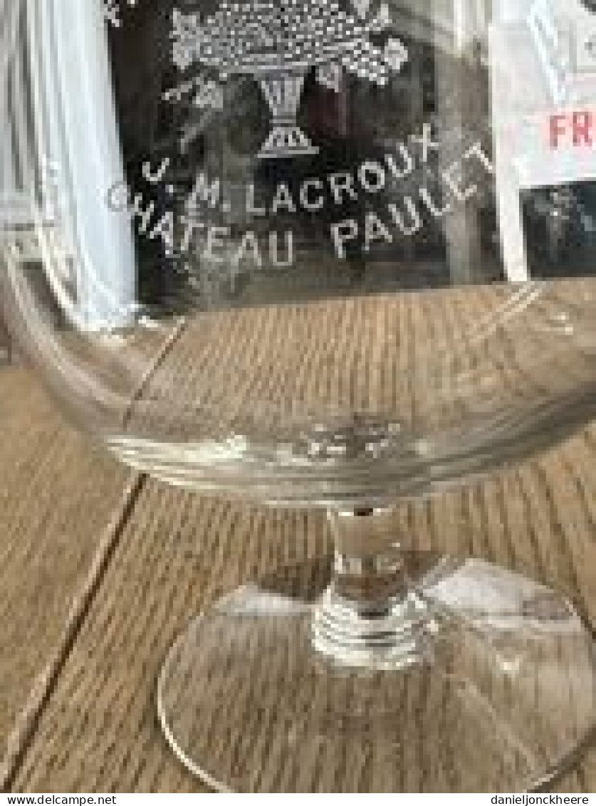 Chateau Paulet Glas Verre Glass Fine Champagne L. M. Lacroix - Alcolici