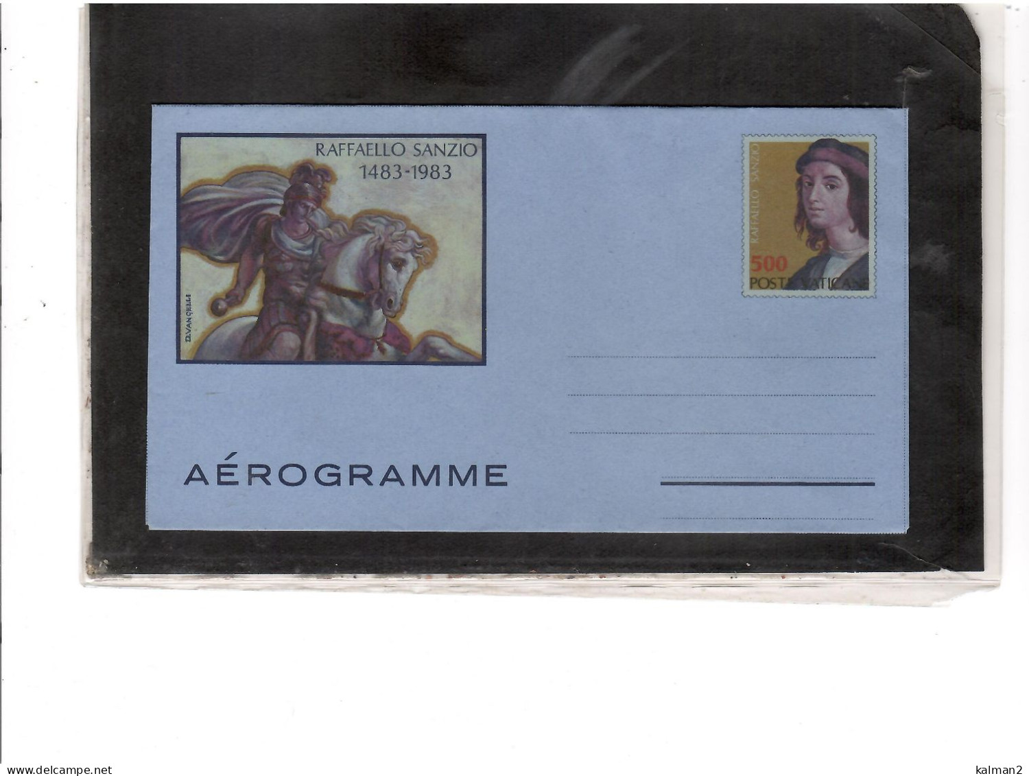 TEM19886  -  AEROGRAMMA VATICANO  CAT. FILAGRANO NR. A.21  NUOVO ( RAFFAELLO SANZIO ) - Postal Stationeries