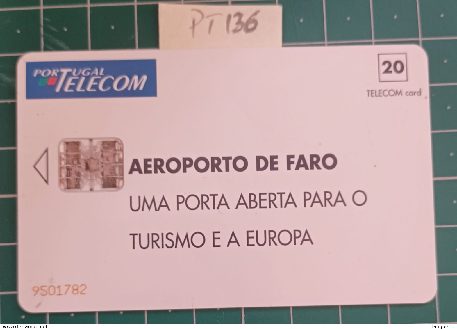 PORTUGAL PHONECARD USED PT136 FARO AIRPORT - Portogallo