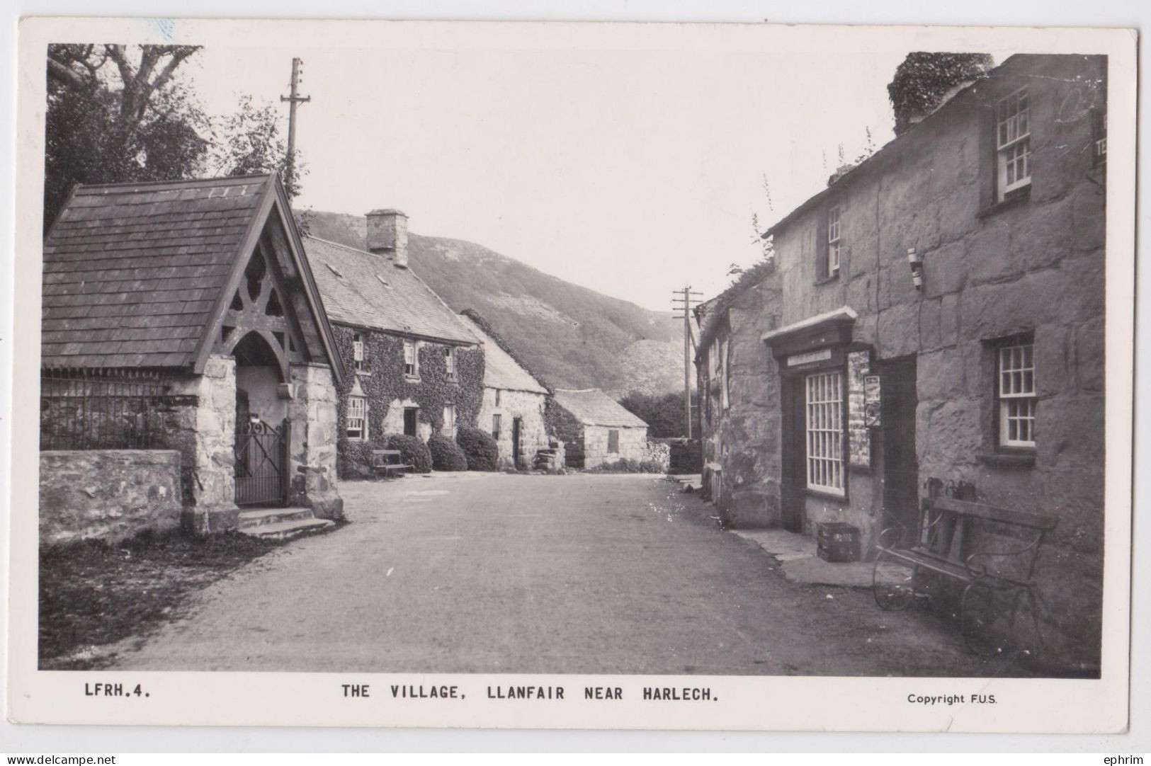 Wales Llanfair Near Harlech The Village - Merionethshire