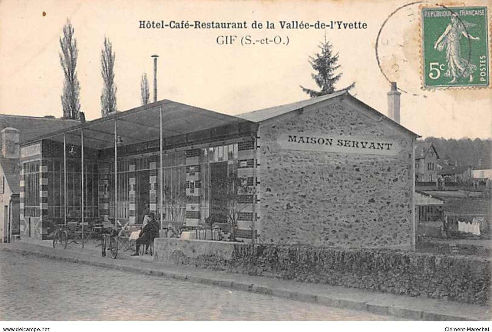 GIF - Hôtel Café Restaurant De La Vallée De L'Yvette - Très Bon état - Gif Sur Yvette