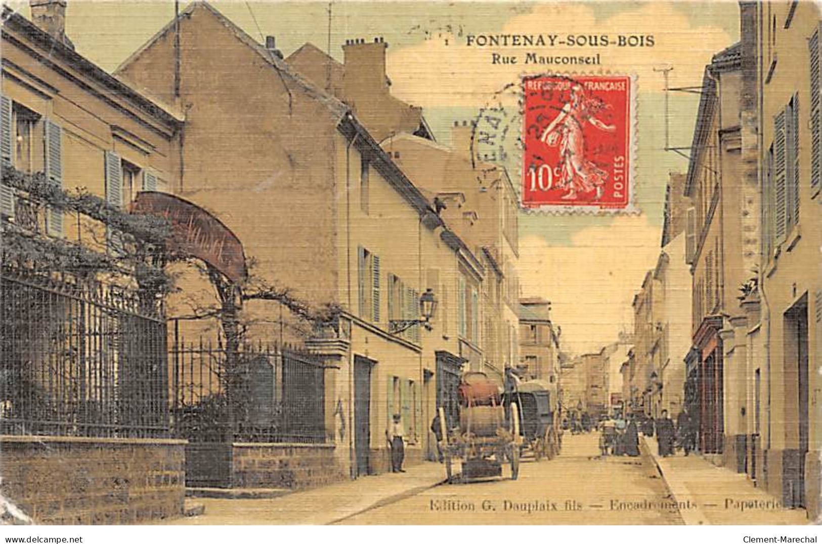 FONTENAY SOUS BOIS - Rue Mauconseil - état - Fontenay Sous Bois