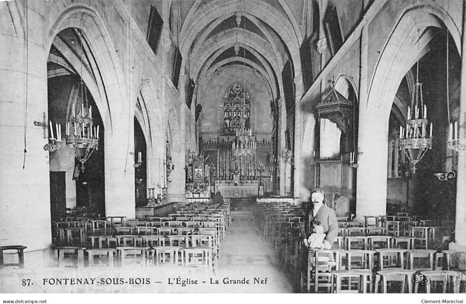 FONTENAY SOUS BOIS - L'Eglise - La Grande Nef - Très Bon état - Fontenay Sous Bois