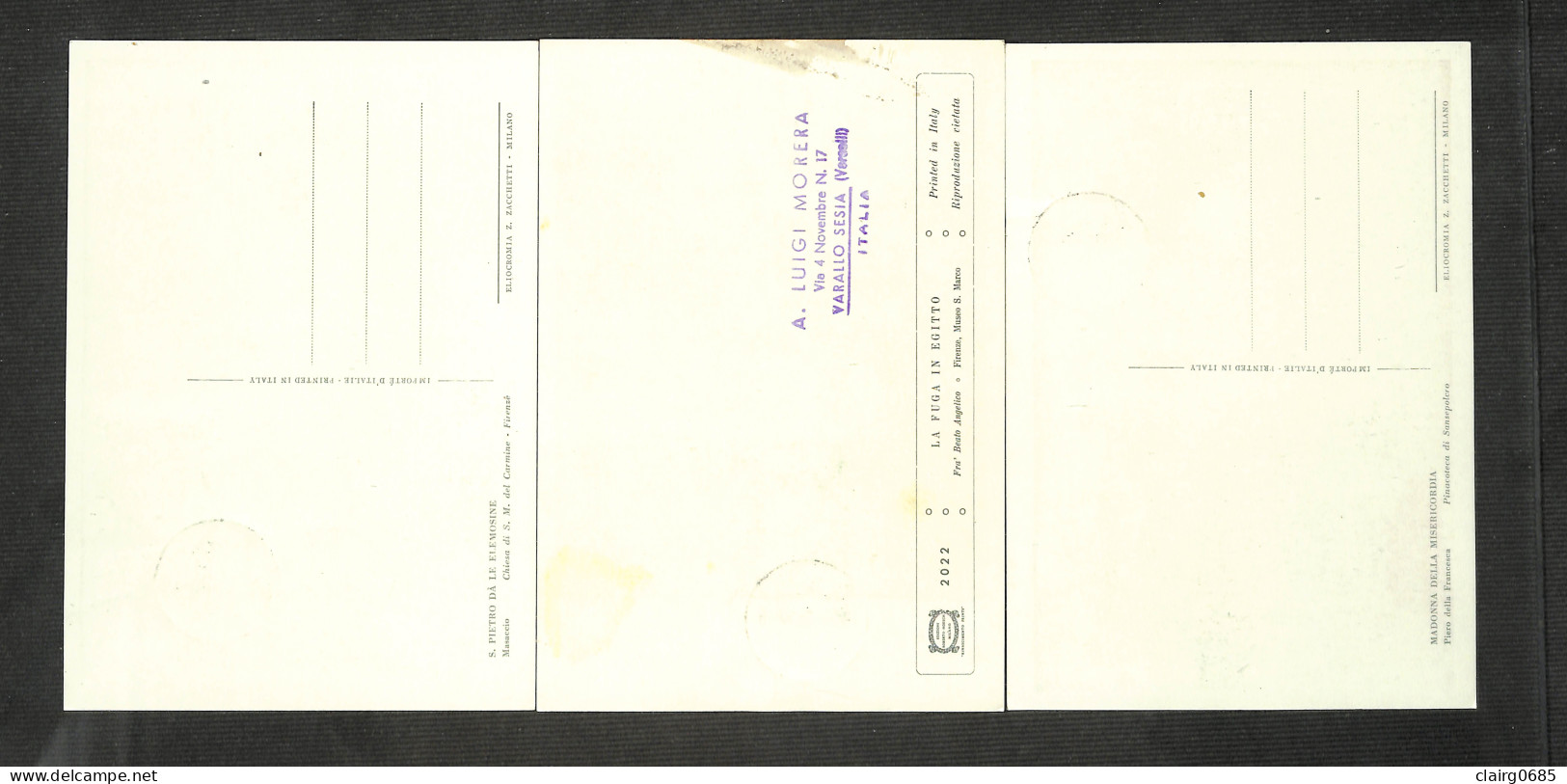 VATICAN - POSTE VATICANE - 3 Cartes MAXIMUM 1960 - S. PIETRO - LA FUGA IN EGITTO - MADONNA DELLA MISERICORDIA - Cartes-Maximum (CM)