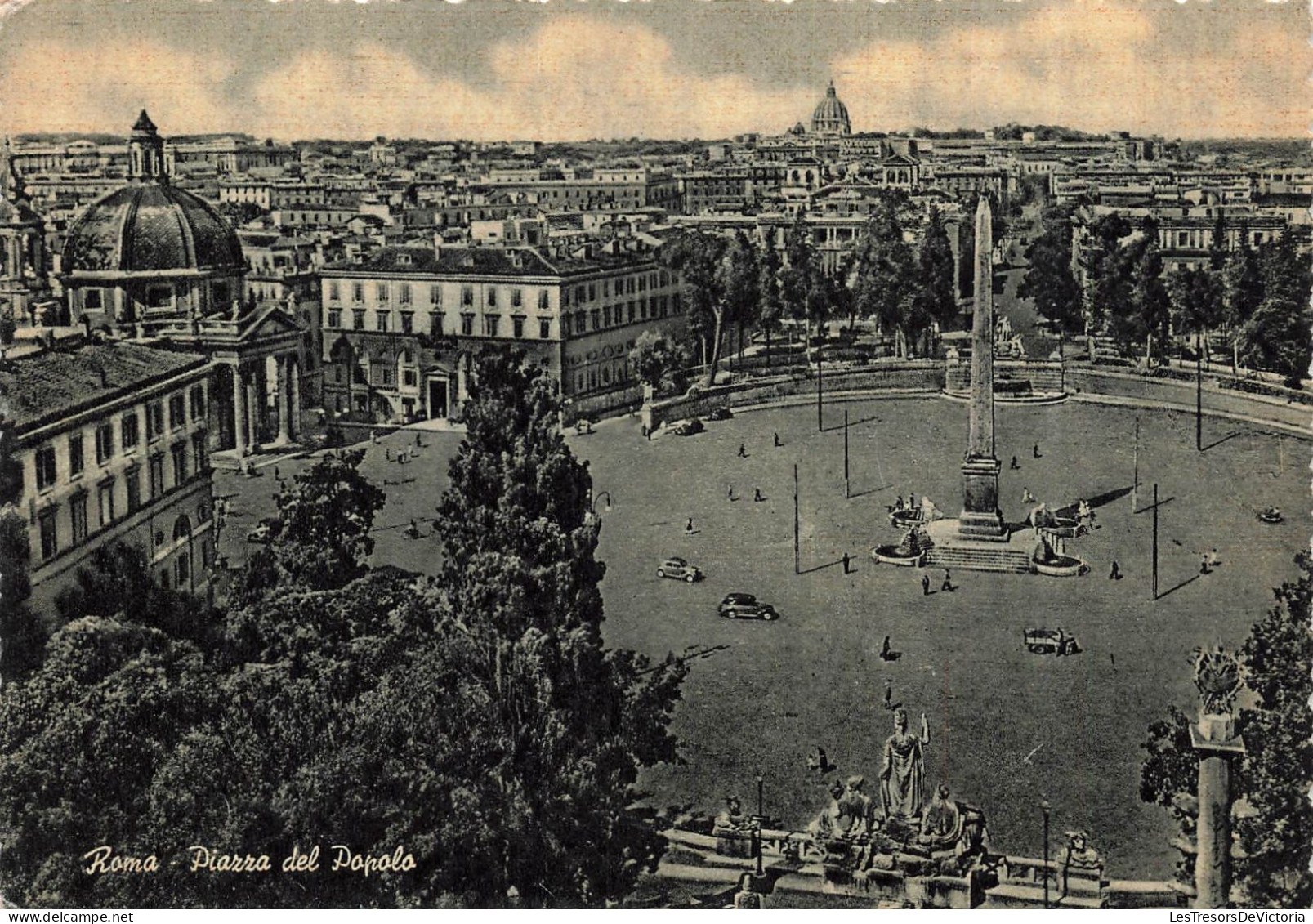 ITALIE - Roma - Piazza Del Popolo - Carte Postale Ancienne - Altri Monumenti, Edifici