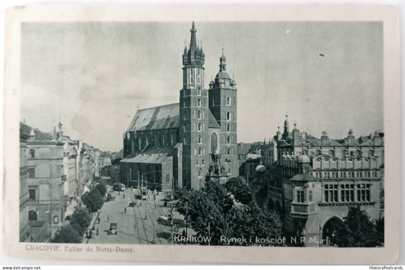 Cracovie, Krakau, Eglise De Notre-Dame, 1929 - Pologne