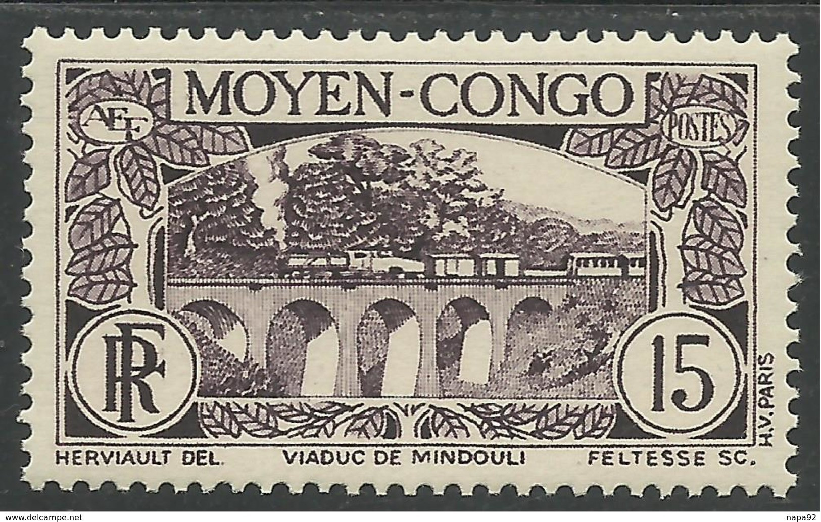 CONGO 1933 - YT 118** - Neufs