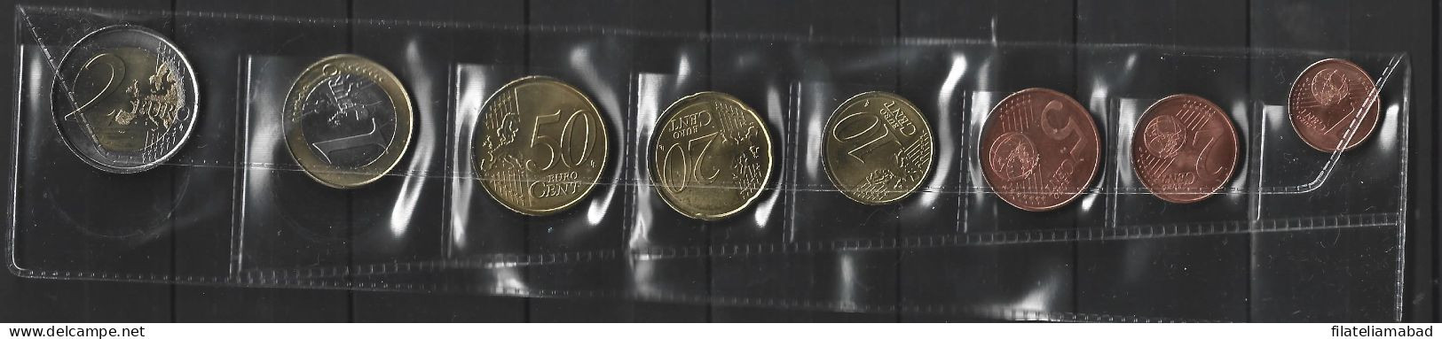 ANDORRA EUROS TODAS LAS MONEDAS EMITIDAS EL AÑO 2019 ALGUNAS CIRCULADAS PERO EN BUEN ESATDO (E.T) - Andorre