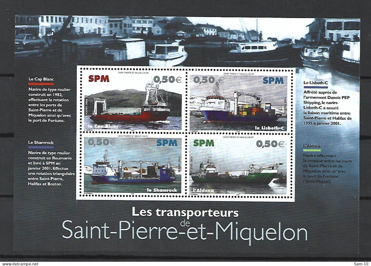 Timbre St Pierre Et Miquelon Neuf ** N 810 / 828  Manque 819  Année 2004    Vendu Au Prix De La Poste - Ungebraucht