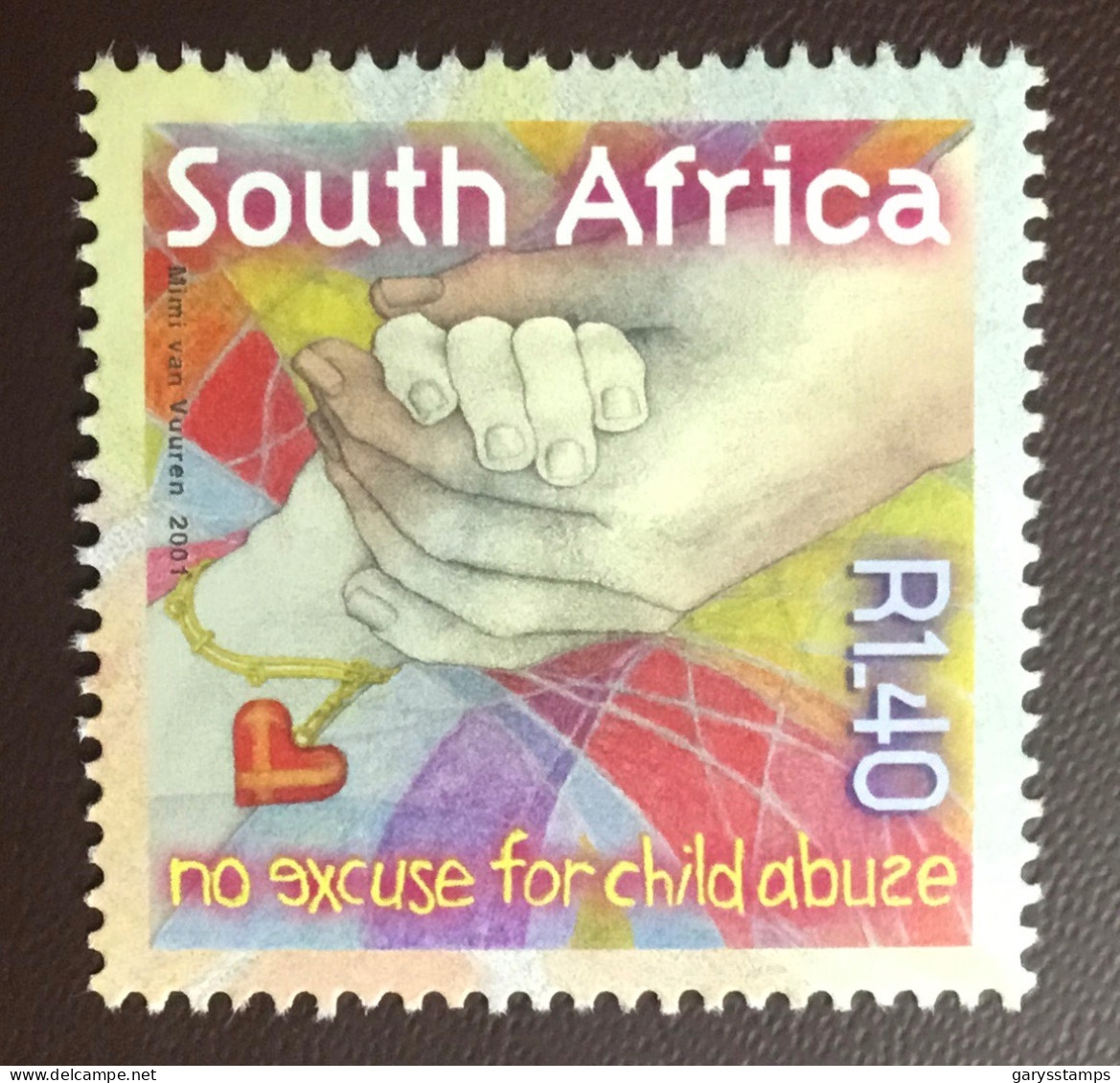 South Africa 2001 Child Abuse MNH - Ongebruikt