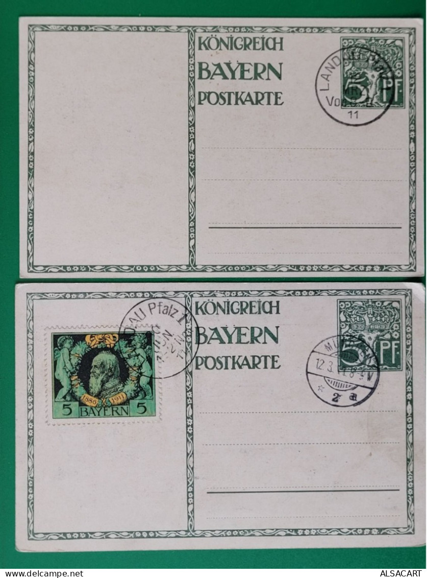 2 Entiers Postaux  Illustrateur 1911 - Other & Unclassified