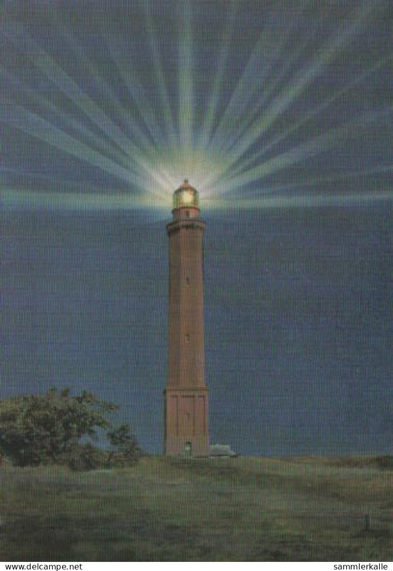 19160 - Norderney - Leuchtturm Bei Nacht - 1974 - Norderney