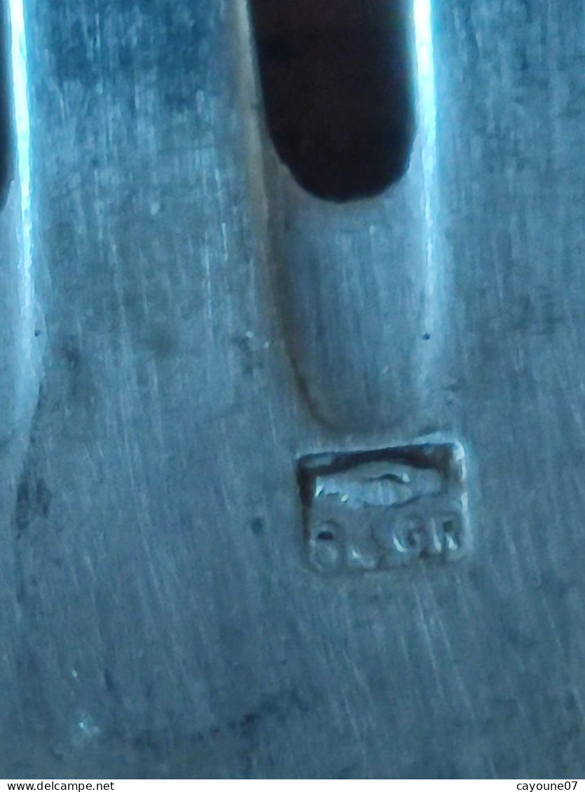 SFAM suite de cinq  fourchettes six cuillères de table une louche métal argenté art déco