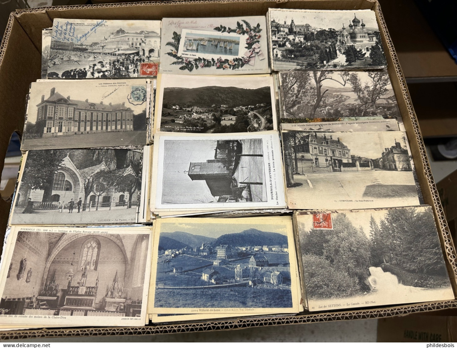 DESTOCKAGE Du PRINTEMPS  LOT N°2 + 8500 Cpa  Petites Cartes Style Drouille TBE (Jamais Fouillé  Lire La Description ) - 500 Postcards Min.