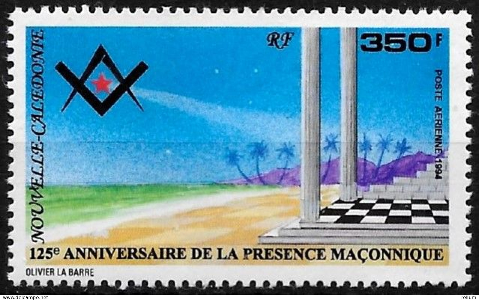 Nouvelle Calédonie 1994 - Yvert Nr. PA 324 - Michel Nr. 1023 ** - Unused Stamps