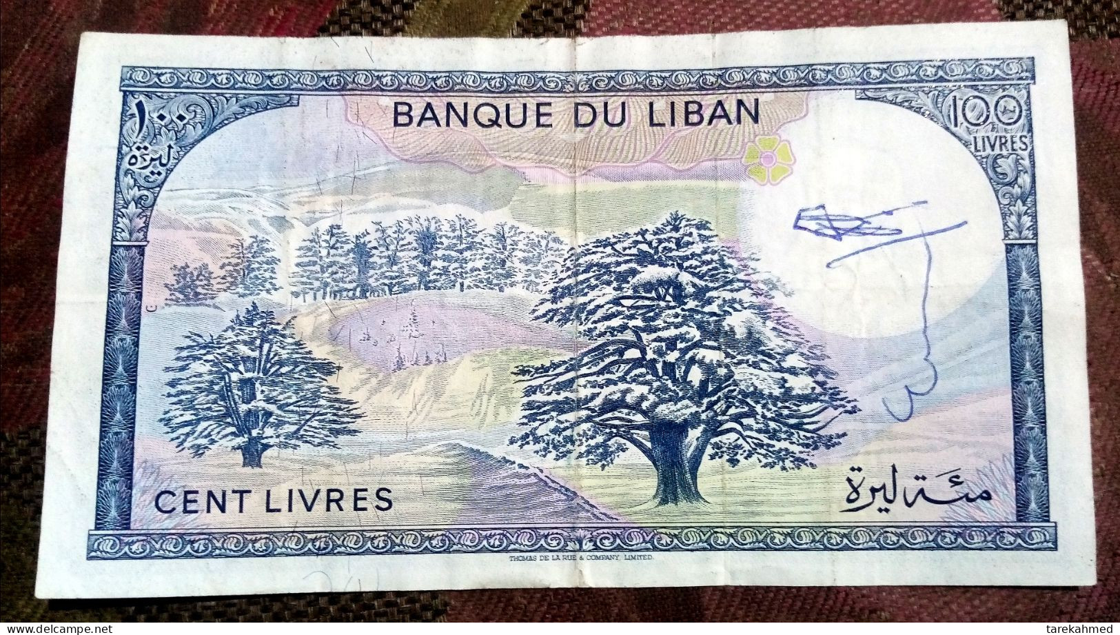 Lebanon, 100 Livres, 1983, P:66c, Xxf - Libanon