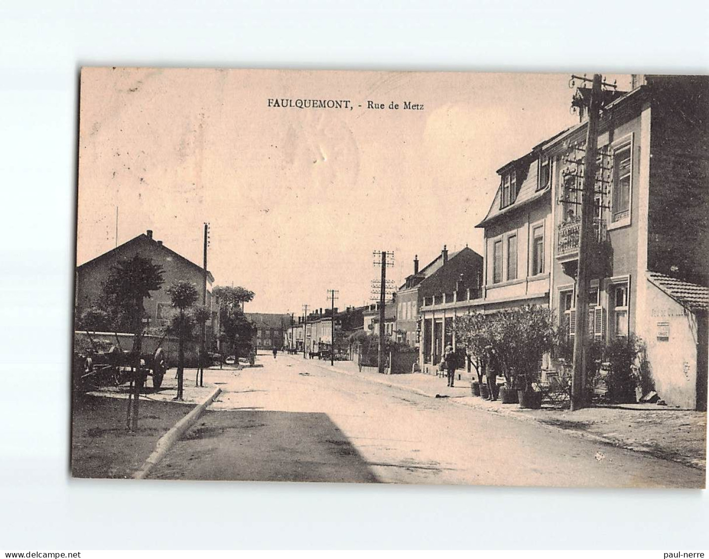 FAULQUEMONT : Rue De Metz - état - Faulquemont