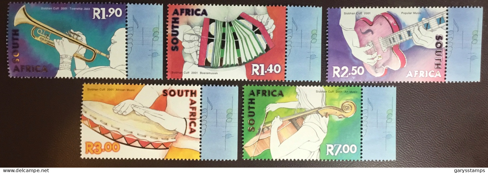 South Africa 2001 Musical Instruments MNH - Unused Stamps