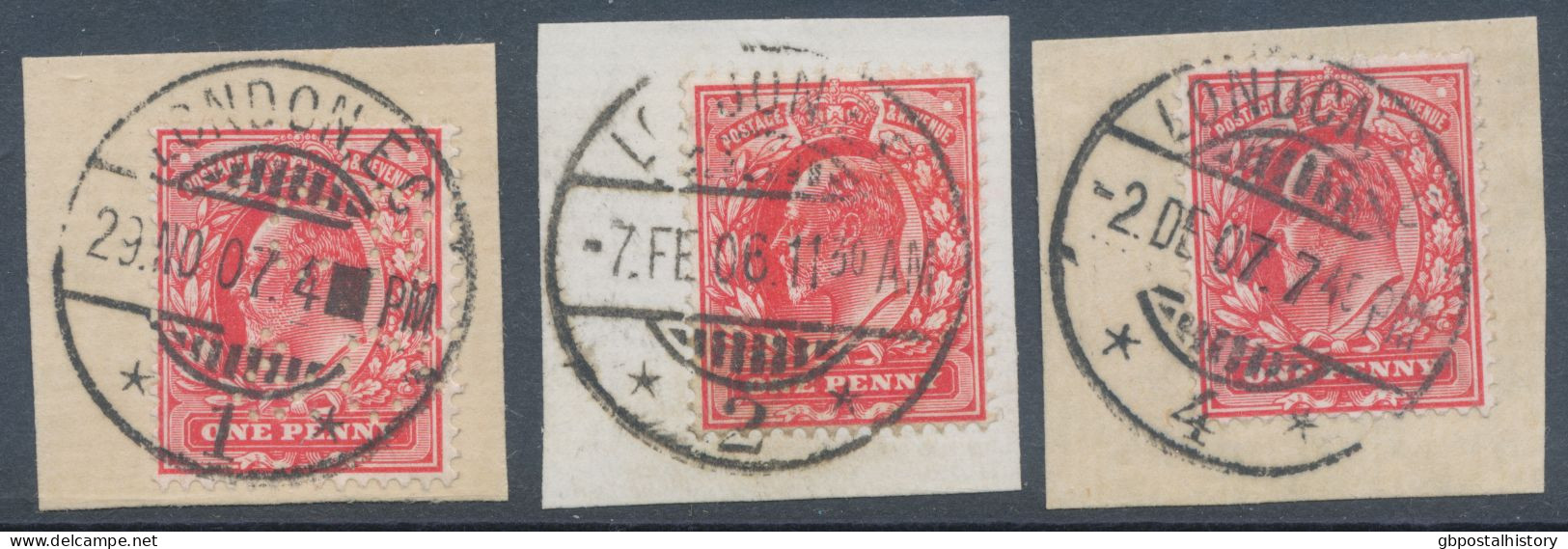 GB EXPERIMENTAL POSTMARKS Extremely Rare CDS Double Circle – Continental Type ('Hammer') An Experimental Type Based On - Used Stamps
