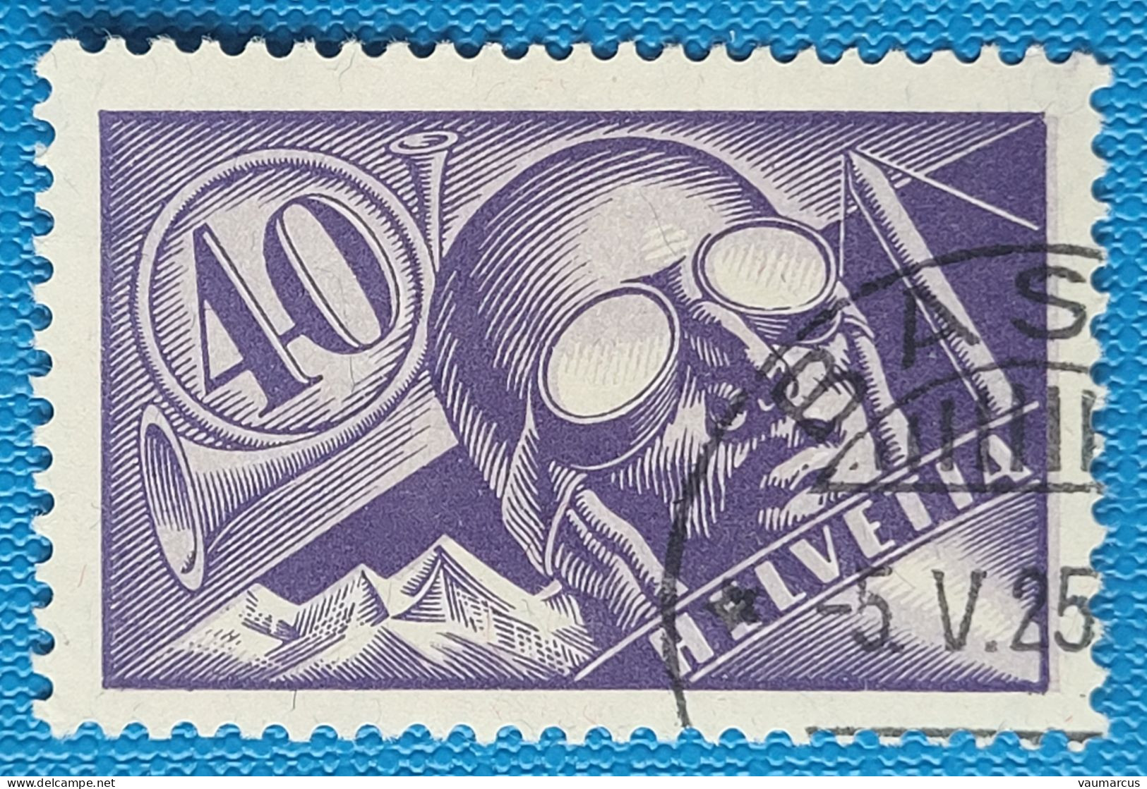 Zu  7 / Mi 182x / YT 7 Obl. BASEL 5.5.25 LUXE SBK 95,- Voir Description - Used Stamps