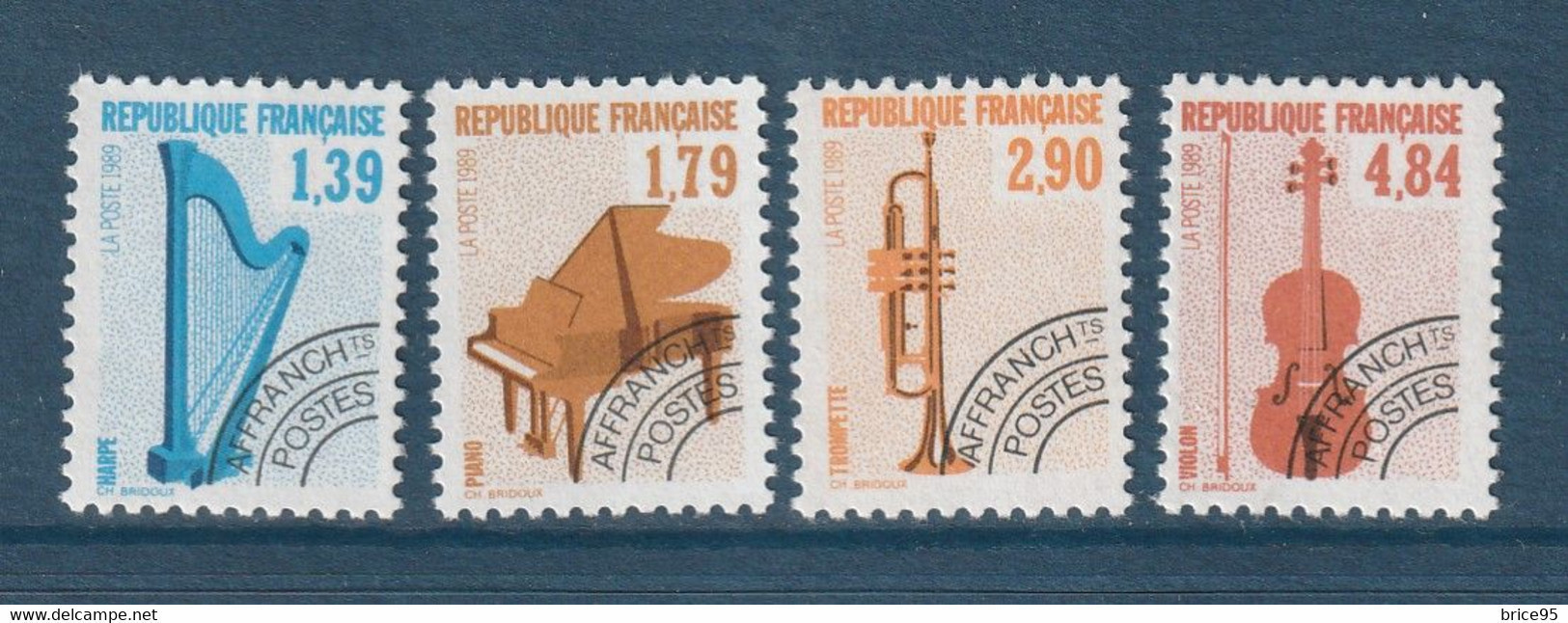 France - YT Préoblitéré Nº 202 à 205 ** - Neuf Sans Charnière - 1989 - 1953-1960