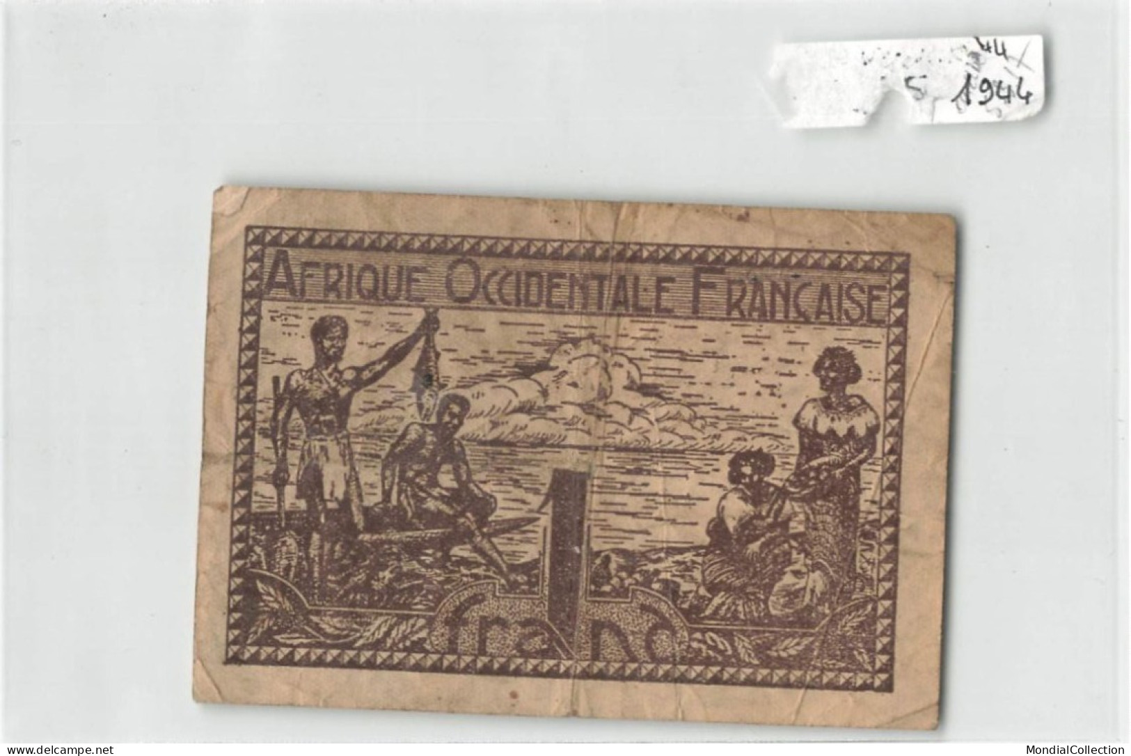 MIKI-AP8-094 Billet BANQUE AFRIQUE OCCIDENTALE AOF Un 1 Franc - Other - Africa