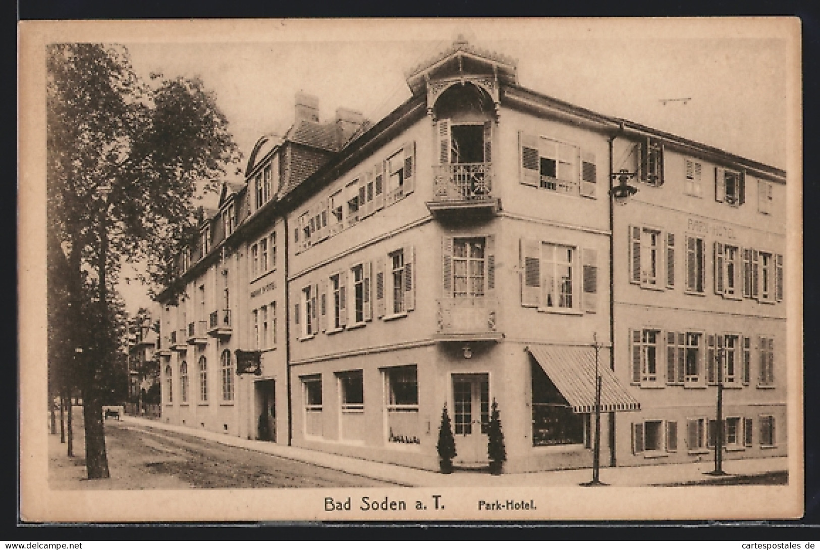 AK Bad Soden A. T., Am Park-Hotel  - Bad Soden