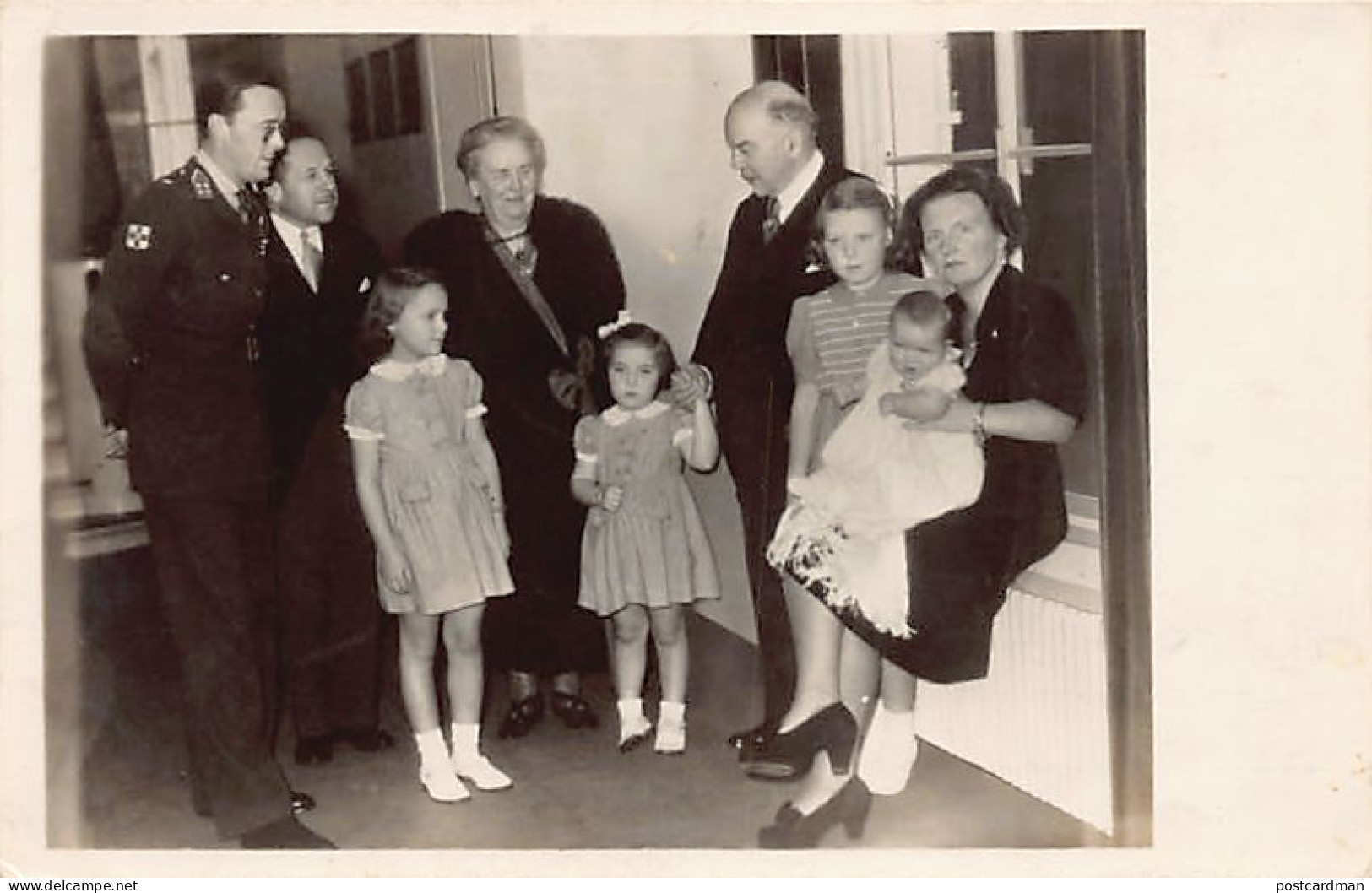BAARN (UT) De Canadese Premier Mackenzie King Bracht Een Bezoek Aan Paleis Soestdijk. Ook H.M. De Koningin Was Aanwezig  - Baarn