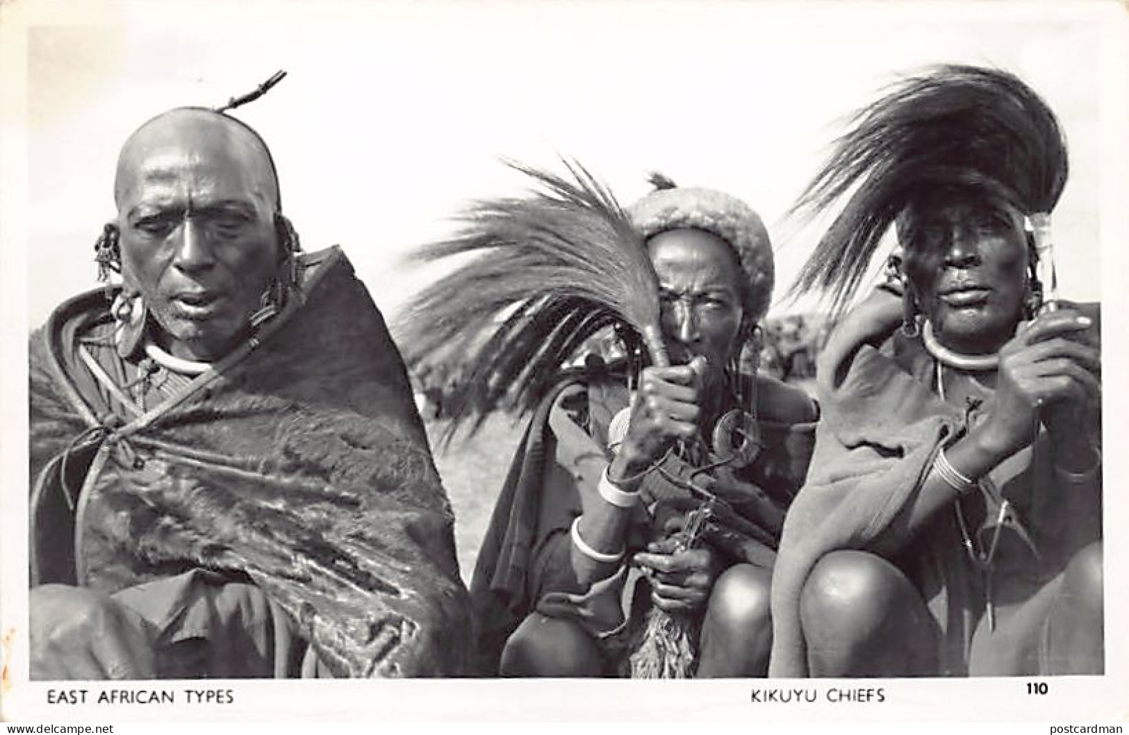 Kenya - East African Types - Kikuyu Chiefs - Publ. S. Skulina - Pegas Studio - Africa In Pictures 110 - Kenya