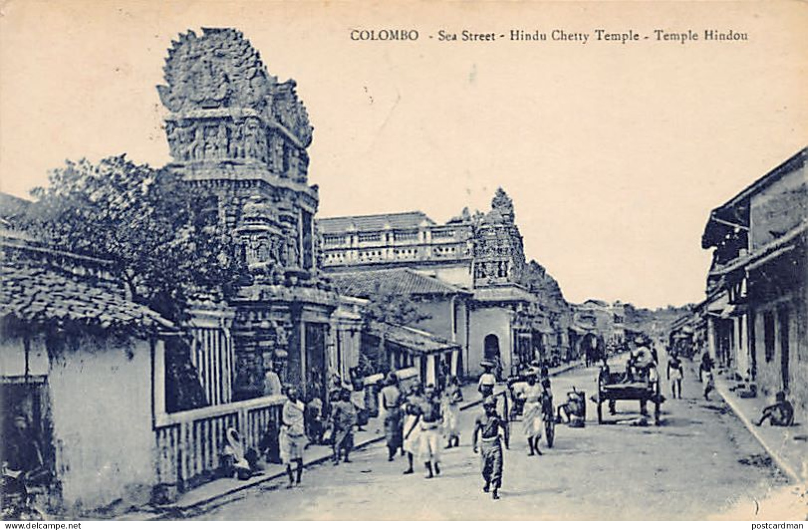 Sri Lanka - COLOMBO - Sea Street, Hindu Temple - Publ. H. Grimaud  - Sri Lanka (Ceylon)
