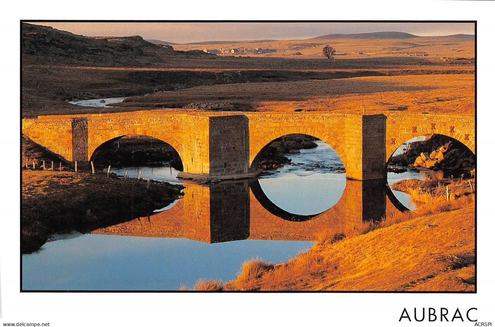 AUBRAC Le Vieux Pont DE Pierre 28(scan Recto-verso) MA900 - Aumont Aubrac