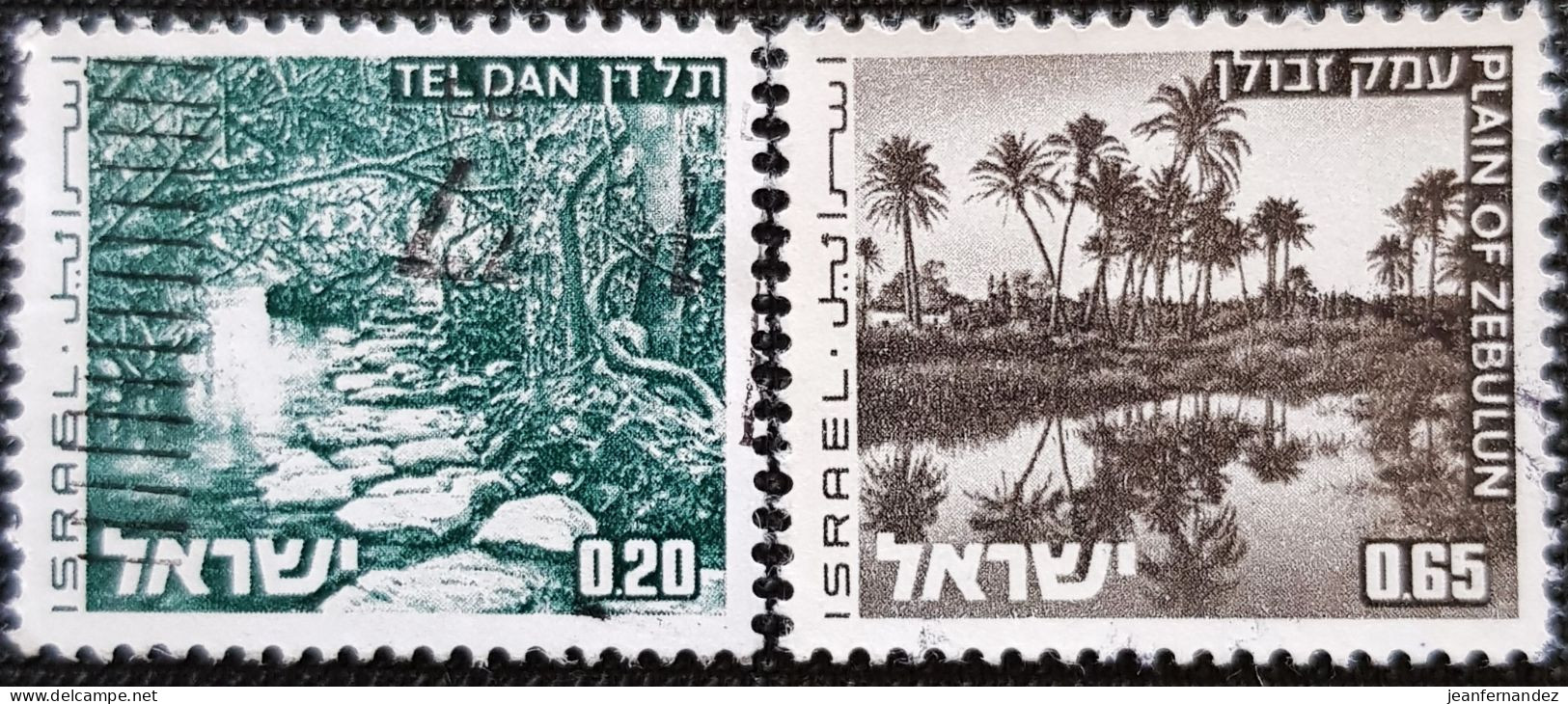 Israel 1973 Landscapes  Stampworld N° 597 Et 598 Complet - Gebruikt (zonder Tabs)