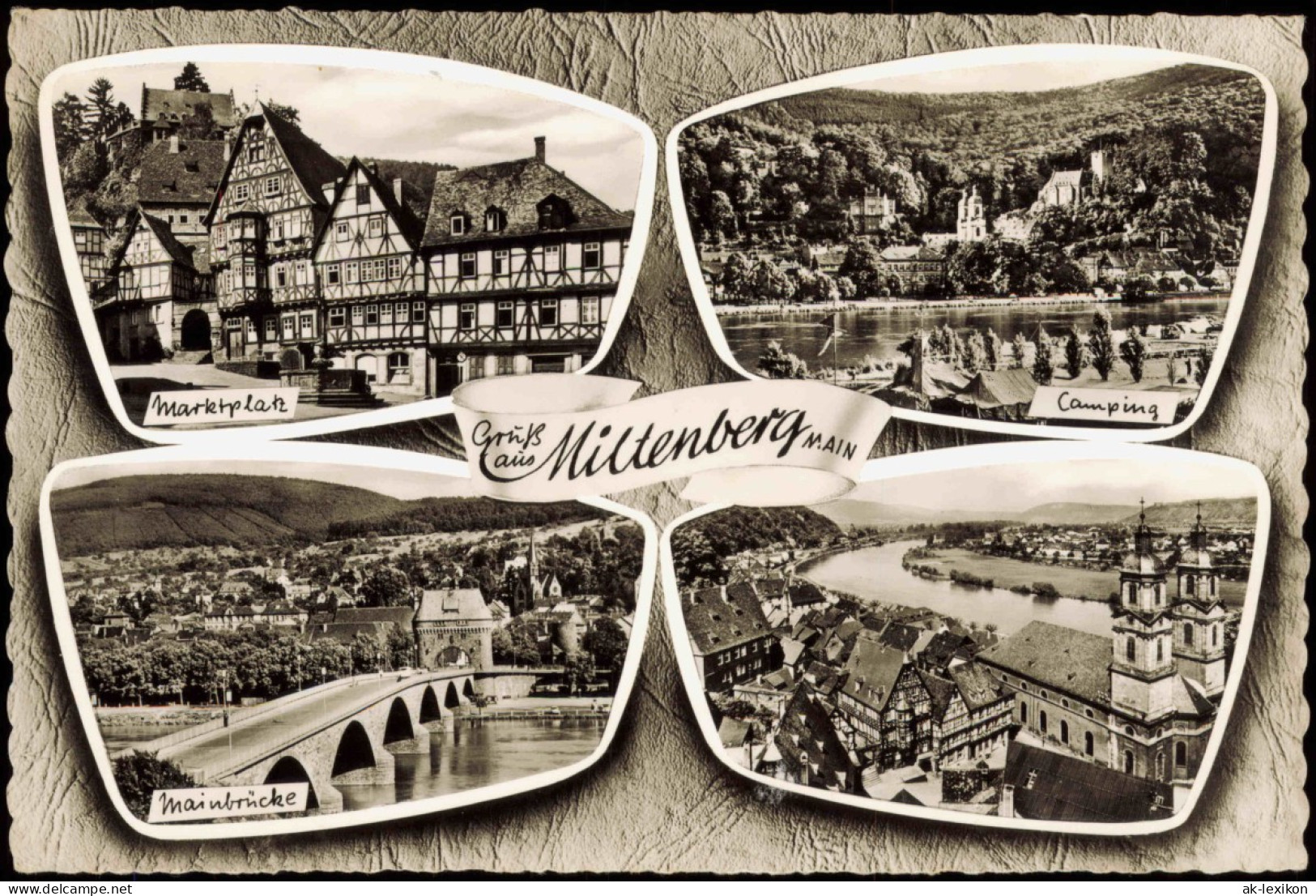 Miltenberg (Main) Mehrbildkarte Mit Marktplatz, Camping, Main-Brücke 1965 - Miltenberg A. Main
